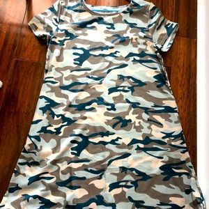 Casual Camo print dress